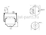 СТ01.06418.MP ПНЕВМОРЕССОРА ДЛЯ ТЯГАЧА VOLVO, 20 582 214