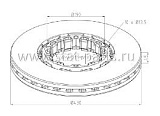 066.254-10A ТОРМОЗНОЙ ДИСК SAF INTEGRAL 430ММ 4.079.0013.03