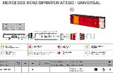 41-1062-021 ФОНАРЬ ЗАДНИЙ MERCEDES BENZ ATEGO ПРАВЫЙ