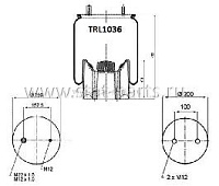 TRL1036 ПНЕВМОРЕССОРА В СБОРЕ С ПЛАСТИКОВЫМ СТАКАНОМ ROR 4157NP05