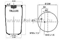 TRL1135 ПНЕВМОРЕССОРА БЕЗ СТАКАНА MAN TGA 4884N1P01