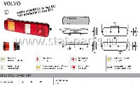 41-1040-001 СТЕКЛО ДЛЯ ЗАДНЕГО ФОНАРЯ VOLVO ЛЕВОЕ/ПРАВОЕ