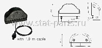 36-3007-054 ФОНАРЬ ПОДСВЕТКИ НОМЕРНОГО ЗНАКА REGPOINT ПОД ЛАМПУ, КАБЕЛЬ 1М+ASS2