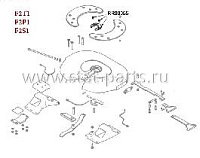 RR00055 РЕМКОМПЛЕКТ ЗАМКА ССУ RP10