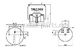 TRL1049 ПНЕВМОРЕССОРА В СБОРЕ С ПЛАСТИКОВЫМ СТАКАНОМ BPW 36K 4881NP02