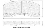 102.PAS-564.G00 ТОРМОЗНЫЕ КОЛОДКИ RVI 29142