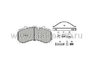102-00734-10-010 ТОРМОЗНЫЕ КОЛОДКИ ST7 SCHMITZ SAF 29318, 29319