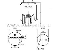 TRL1035 ПНЕВМОРЕССОРА В СБОРЕ С ПЛАСТИКОВЫМ СТАКАНОМ ROR,MRECEDES 4157NP14