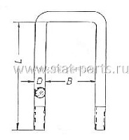 98542285 СТРЕМЯНКА РЕССОРЫ VOLVO 1590942