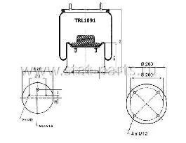 TRL1091 ПНЕВМОРЕССОРА В СБОРЕ С ПЛАСТИКОВЫМ СТАКАНОМ SAF,SCHMITZ 4023NP03