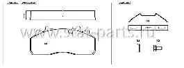 102.PAS-552.G00 ТОРМОЗНЫЕ КОЛОДКИ WABCO PAN 19,5 SAF 29126