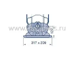 02.3710.01.00 СТОПА ОПОРНОГО УСТРОЙСТВА С ПРУЖИНАМИ ТИП S