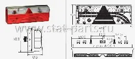 25-7000-511 ФОНАРЬ ЗАДНИЙ ЛЕВЫЙ EUROPOINT III + 4ASS2