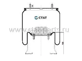 СТ01.04810.MP05 ПНЕВМОРЕССОРА СО СТАЛЬНЫМ СТАКАНОМ SAF 4810NP05