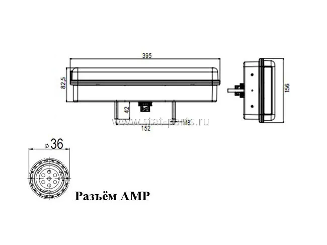 098216400 ФОНАРЬ ЗАДНИЙ HYBRID ПРАВЫЙ